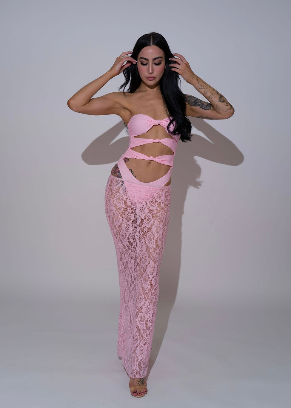 Naia Swimsuit & Skirt Set