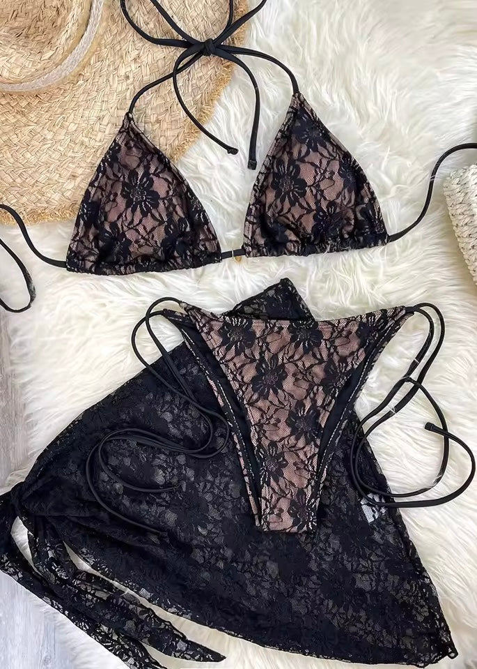 Midnight Lace Set