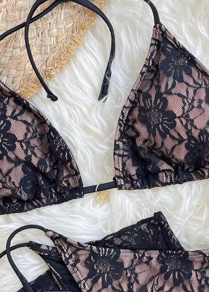 Midnight Lace Set